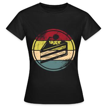Boulanger Confiseur - T-shirt Femme - noir - Devant - AI Model Female 172 dark (172cm)