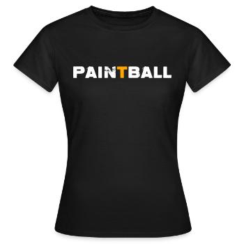 Paintball Gotcha Paintballspieler - Frauen T-Shirt - Schwarz - Vorne - AI Model Female 172 dark (172cm)