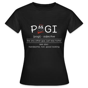 Hilarious Pogi Erklärung philippinischen Flagge - Frauen T-Shirt - Schwarz - Vorne - AI Model Female 172 dark (172cm)