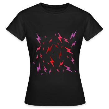 Emo foudre - T-shirt Femme - noir - Devant - AI Model Female 172 dark (172cm)