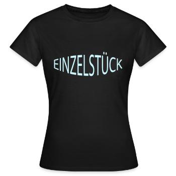 Pièce unique - T-shirt Femme - noir - Devant - AI Model Female 172 dark (172cm)