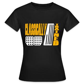 Changement de vitesse manuel Changement de vitesse Levier de vitesses - T-shirt Femme - noir - Devant - AI Model Female 172 dark (172cm)