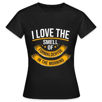 Pompes funèbres - T-shirt Femme - noir - Devant - AI Model Female 172 dark (172cm)