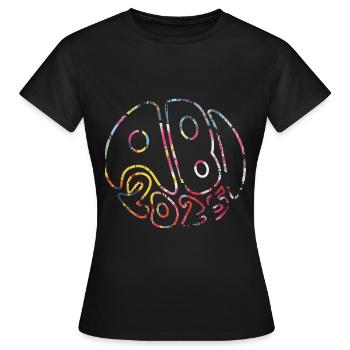 Abi 2025 Groovy Abiball Matura Geschenk - Frauen T-Shirt - Schwarz - Vorne - AI Model Female 172 dark (172cm)