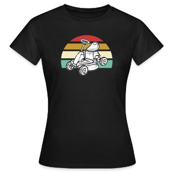 Tondre tondeuse tondeuse - T-shirt Femme - noir - Devant - AI Model Female 172 dark (172cm)