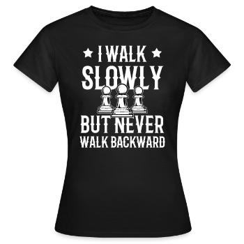 Schachspieler - Frauen T-Shirt - Schwarz - Vorne - AI Model Female 172 dark (172cm)