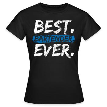 Barkeeper - Frauen T-Shirt - Schwarz - Vorne - AI Model Female 172 dark (172cm)