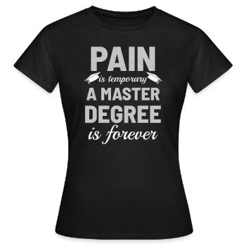 Maîtrise - T-shirt Femme - noir - Devant - AI Model Female 172 dark (172cm)