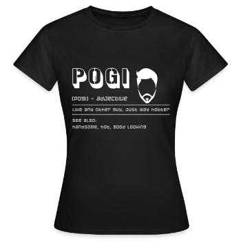 Hilarious Pogi Erklärung philippinischen Flagge - Frauen T-Shirt - Schwarz - Vorne - AI Model Female 172 dark (172cm)