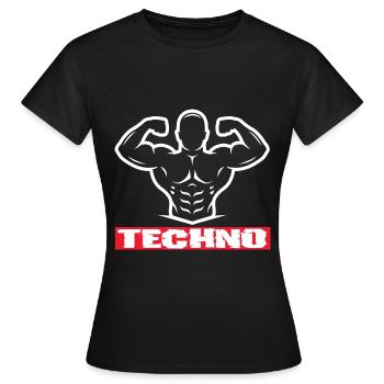 Festival - Women's T-Shirt - black - Front - AI Model Female 172 dark (172cm)