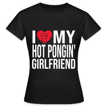 Drinking game - Women's T-Shirt - black - Front - AI Model Female 172 dark (172cm)