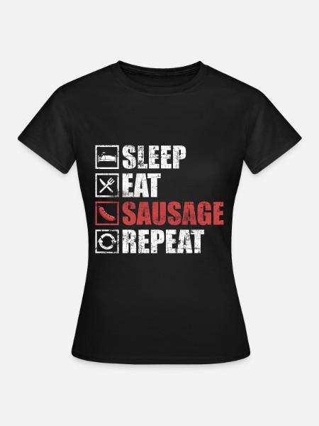 Wurst - Frauen T-Shirt - Schwarz