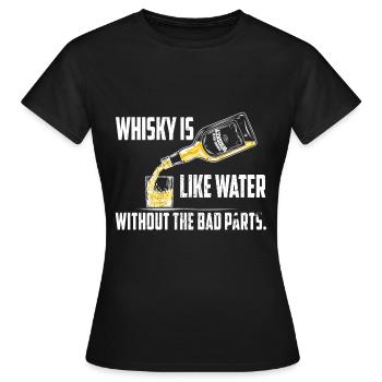 whisky - T-shirt Femme - noir - Devant - AI Model Female 172 dark (172cm)