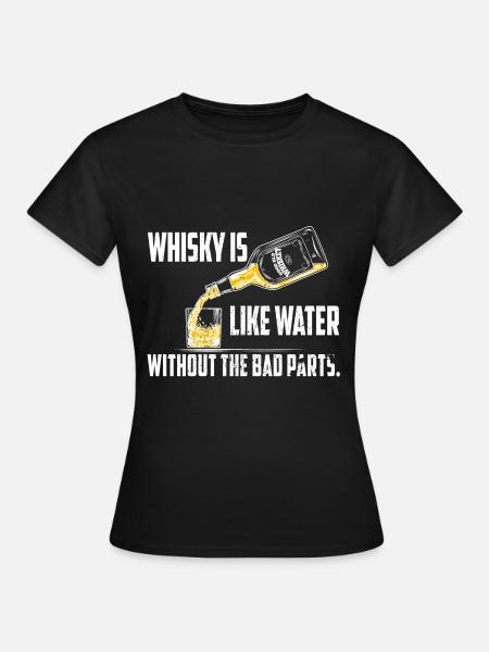 Whisky - Frauen T-Shirt - Schwarz