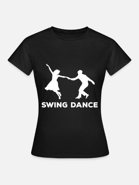 Swing Tanz - Frauen T-Shirt - Schwarz