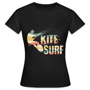 Kiten - Frauen T-Shirt - Schwarz - Vorne - AI Model Female 172 dark (172cm)