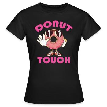 Journée des enfants Halloween Sweet Donut Touch - T-shirt Femme - noir - Devant - AI Model Female 172 dark (172cm)