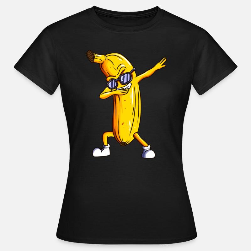 Dabbing Banane Fruit Banane Banane Dab - T-shirt Femme - noir