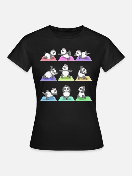 Yoga Sport Entraînement Exercice Yoga Fan Yoga Fitness - T-shirt Femme - noir