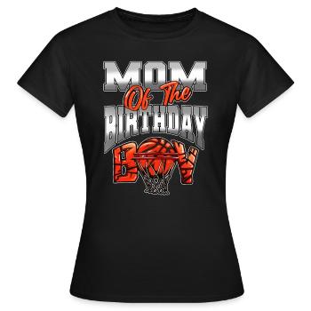 Basketball Birthday Boy Basketballverein Ball - Frauen T-Shirt - Schwarz - Vorne - AI Model Female 172 dark (172cm)