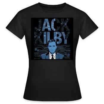 Erbe der Menschheit - Jack Kilby - Frauen T-Shirt - Schwarz - Vorne - AI Model Female 172 dark (172cm)
