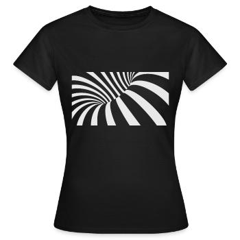 Illusion d’optique - Des visuels fascinants - T-shirt Femme - noir - Devant - AI Model Female 172 dark (172cm)