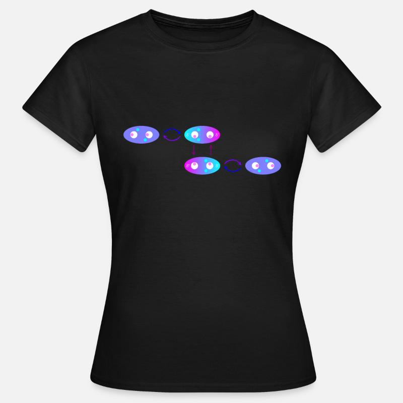 Van der Waals on/off relationship - Women's T-Shirt - black
