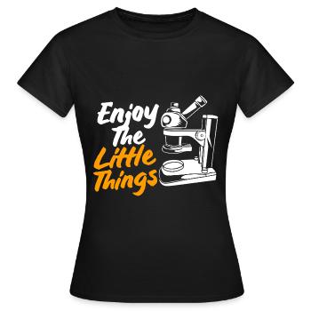Microbiology Biology Biological Biologist - Women's T-Shirt - black - Front - AI Model Female 172 dark (172cm)