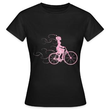 Cyclisme - T-shirt Femme - noir - Devant - AI Model Female 172 dark (172cm)