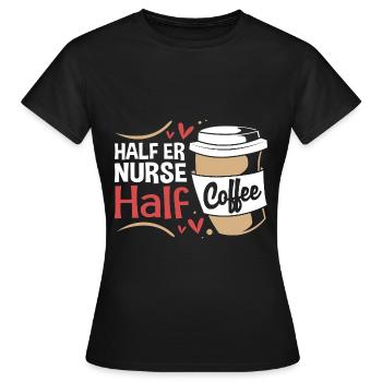 Notfall Krankenschwester Ambulanz - Frauen T-Shirt - Schwarz - Vorne - AI Model Female 172 dark (172cm)