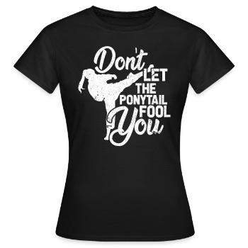 Taekwondo Karate Judo Jiujitsu Gift - Women's T-Shirt - black - Front - AI Model Female 172 dark (172cm)