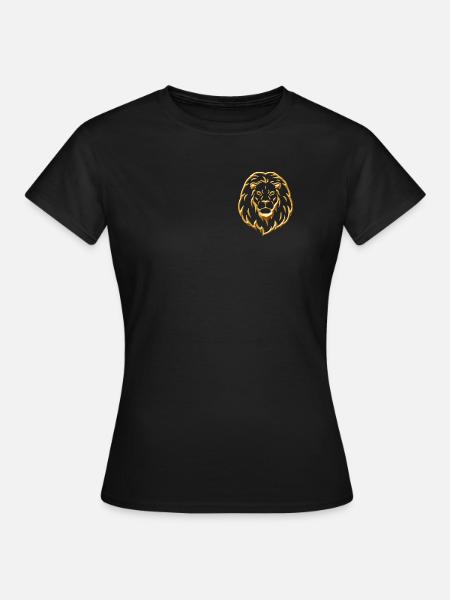 Lion d'or - T-shirt Femme - noir