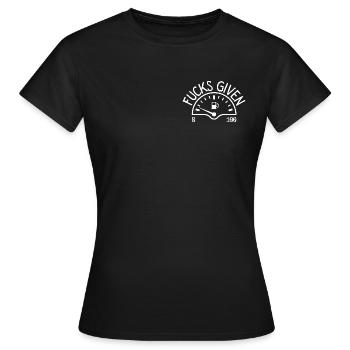 Zéro baise donnée - T-shirt Femme - noir - Devant - AI Model Female 172 dark (172cm)