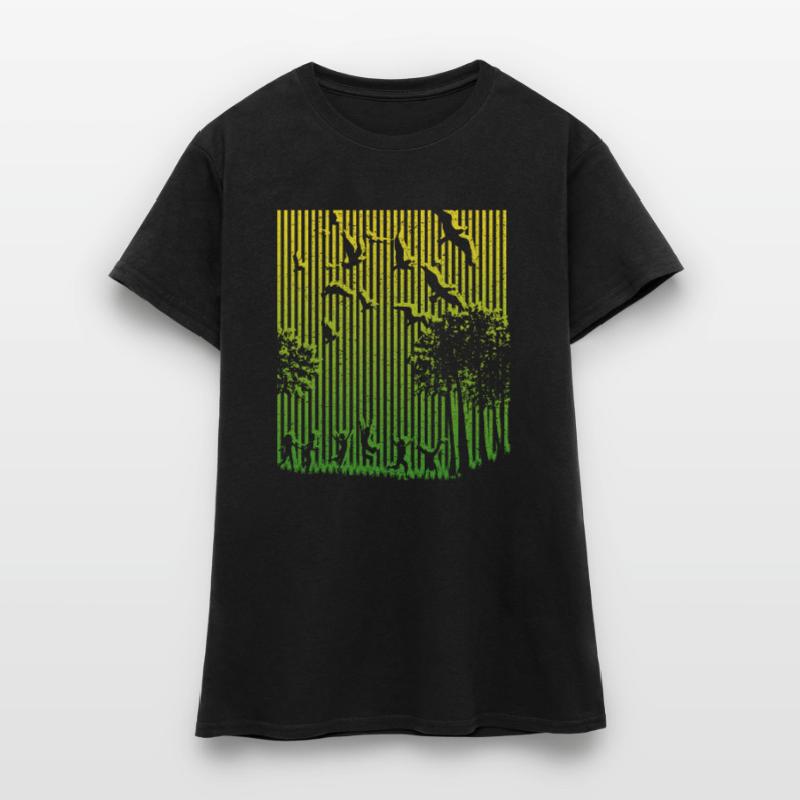 Illusion, bar code Women's T-Shirt