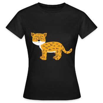 jaguar - T-shirt Femme - noir - Devant - AI Model Female 172 dark (172cm)
