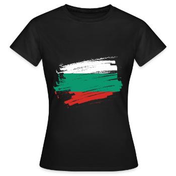 Bulgarie - T-shirt Femme - noir - Devant - AI Model Female 172 dark (172cm)