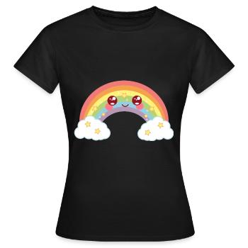 Rainbow - rainbow - Women's T-Shirt - black - Front - AI Model Female 172 dark (172cm)
