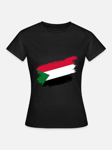Sudan - Frauen T-Shirt - Schwarz