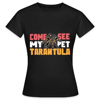 See my pet. Pet Lovers Gesche - Women's T-Shirt - black - Front - AI Model Female 172 dark (172cm)