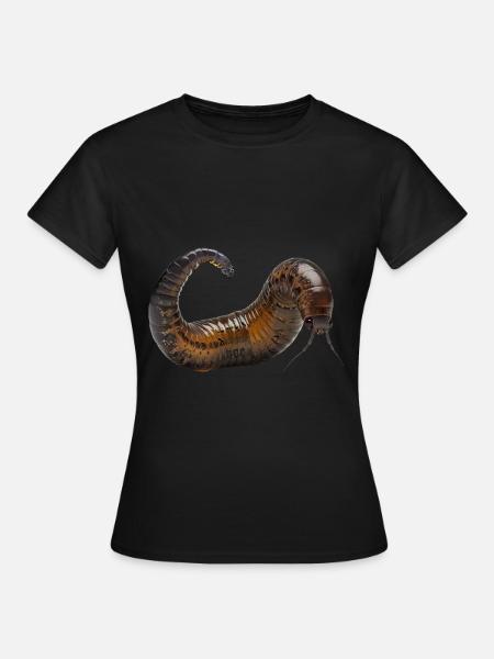 Wurm - Frauen T-Shirt - Schwarz