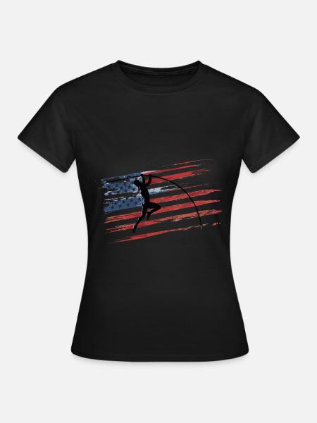 Stabhochspringer-Geschenk - Frauen T-Shirt - Schwarz