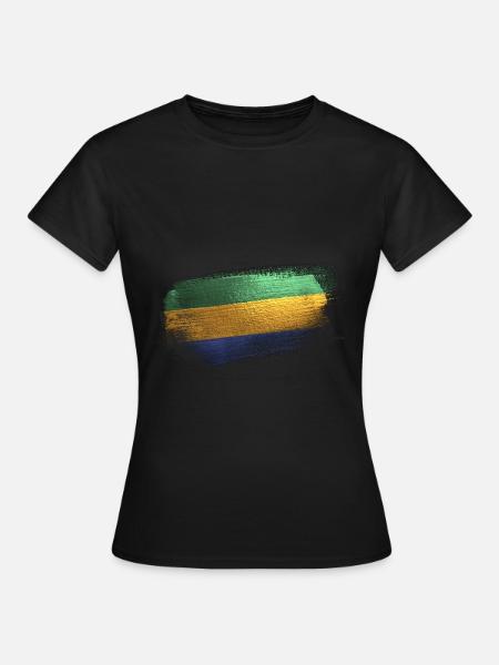 Gabun - Frauen T-Shirt - Schwarz