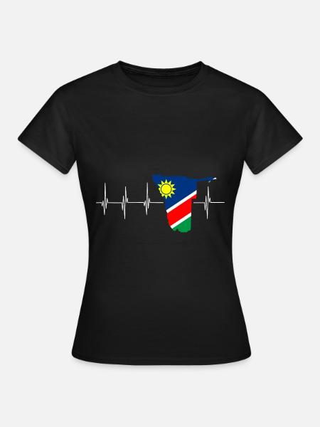 Namibia Afrika Shirt Geschenkidee - Frauen T-Shirt - Schwarz