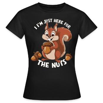 Blague Drôle Humour Adulte - T-shirt Femme - noir - Devant - AI Model Female 172 dark (172cm)