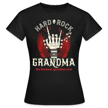 Mère Rock Vintage Maman Rockeuse - T-shirt Femme - noir - Devant - AI Model Female 172 dark (172cm)