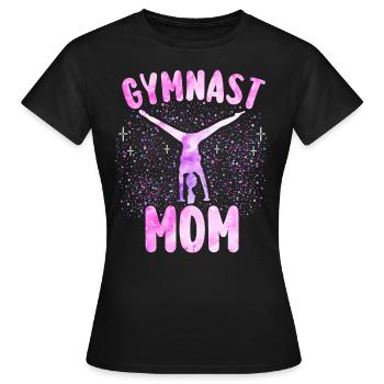 Cadeau Gymnastique Maman Gymnaste - T-shirt Femme - noir - Devant - AI Model Female 172 dark (172cm)