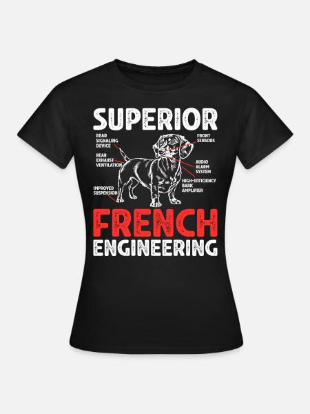 Humor Dackel Hund Geschenk - Frauen T-Shirt - Schwarz