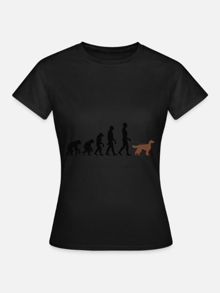 Irish Setter - Frauen T-Shirt - Schwarz