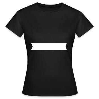 bannière - T-shirt Femme - noir - Devant - AI Model Female 172 dark (172cm)