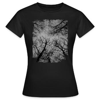 Forêt sombre, Bois sombres, Amoureux de la nature - T-shirt Femme - noir - Devant - AI Model Female 172 dark (172cm)